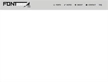 Tablet Screenshot of fontourist.com